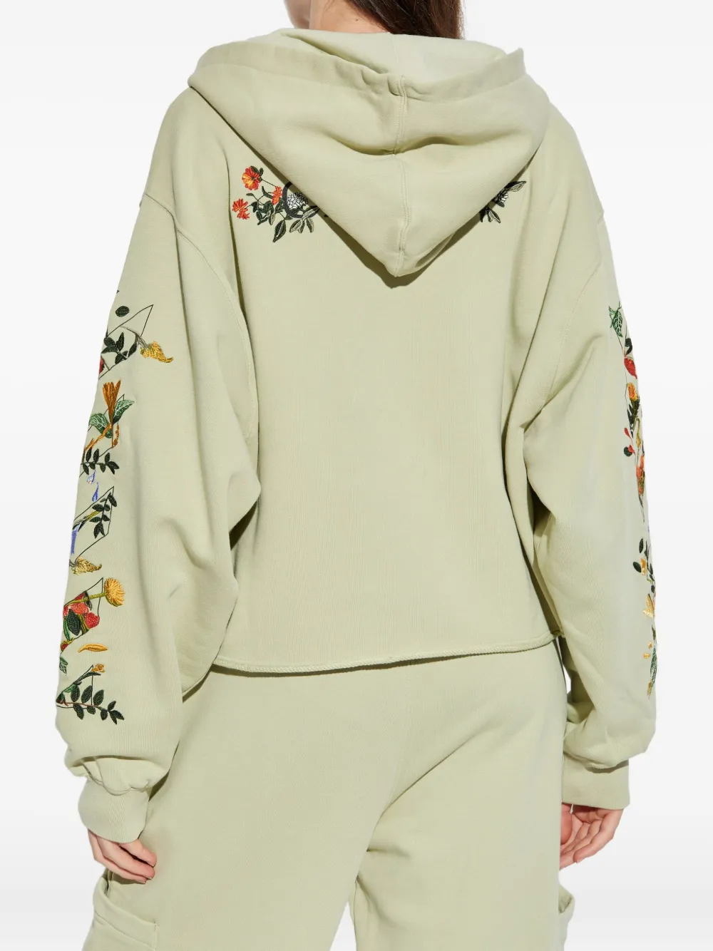 Off-white Long Sleeve Sweatshirt In Green