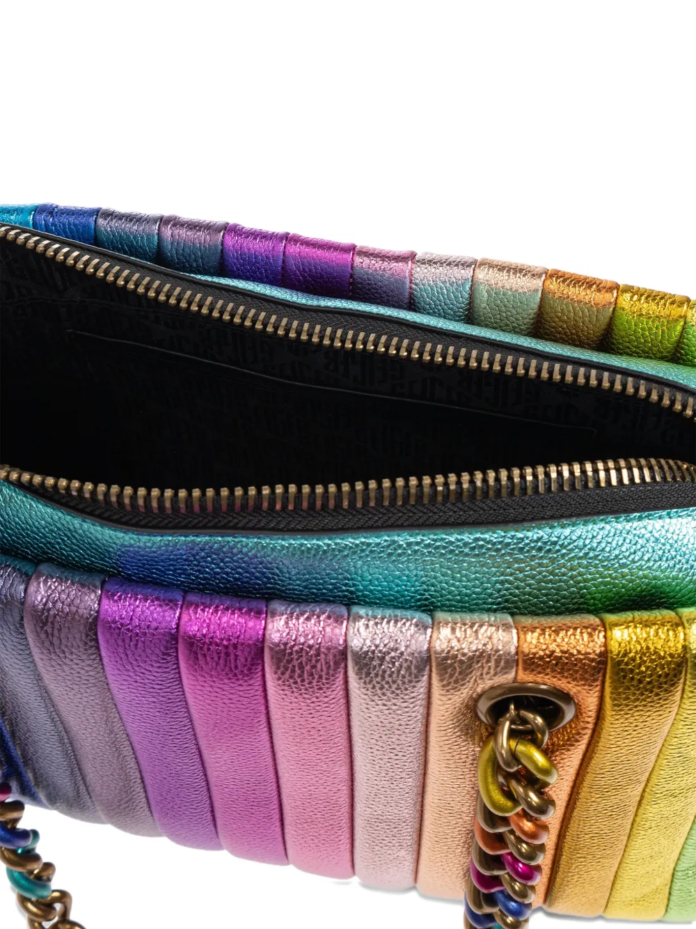 Kurt Geiger London Kensington schoudertas met ketting Blauw