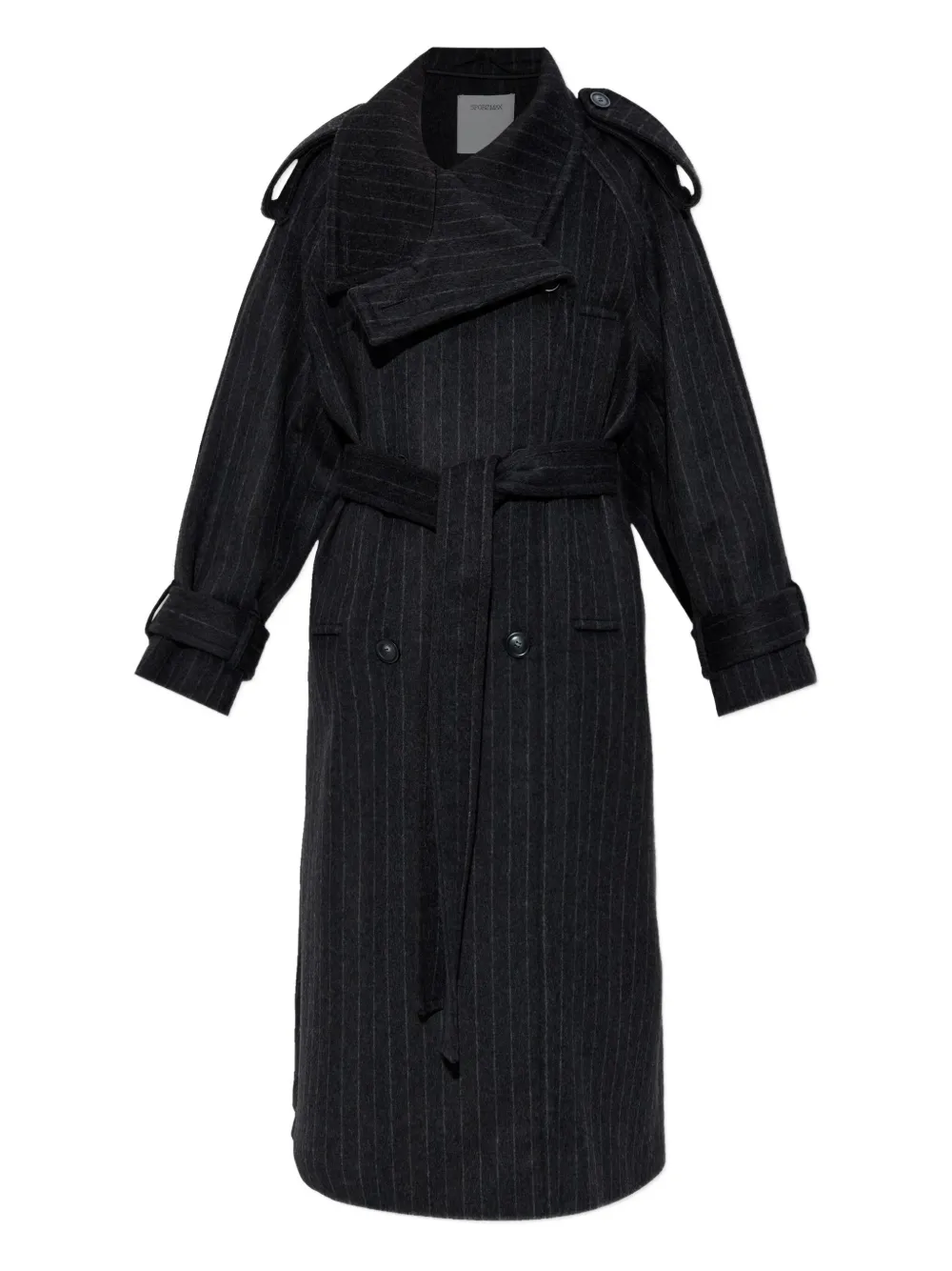Sportmax veston à fines rayures | noir | Image 1