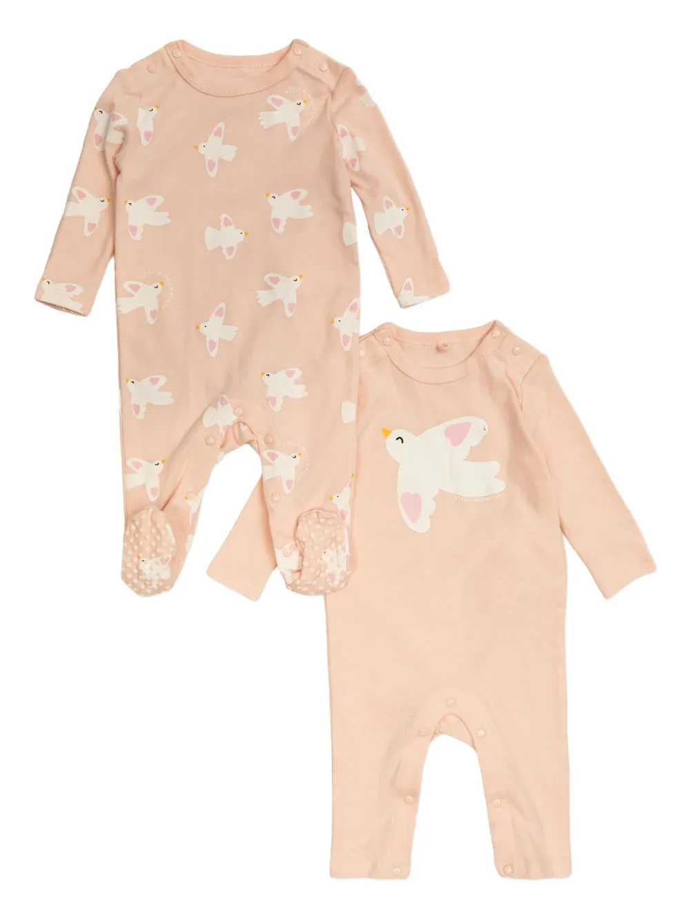 Stella McCartney Kids dove-print babygrow set - Rosa