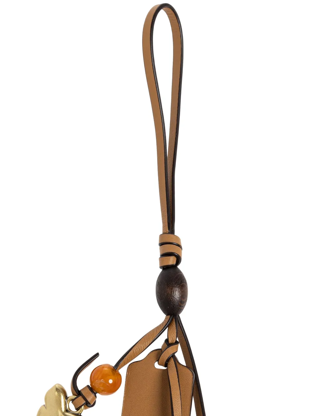 Coach Mushroom Heritage Bag Charm In Brown
