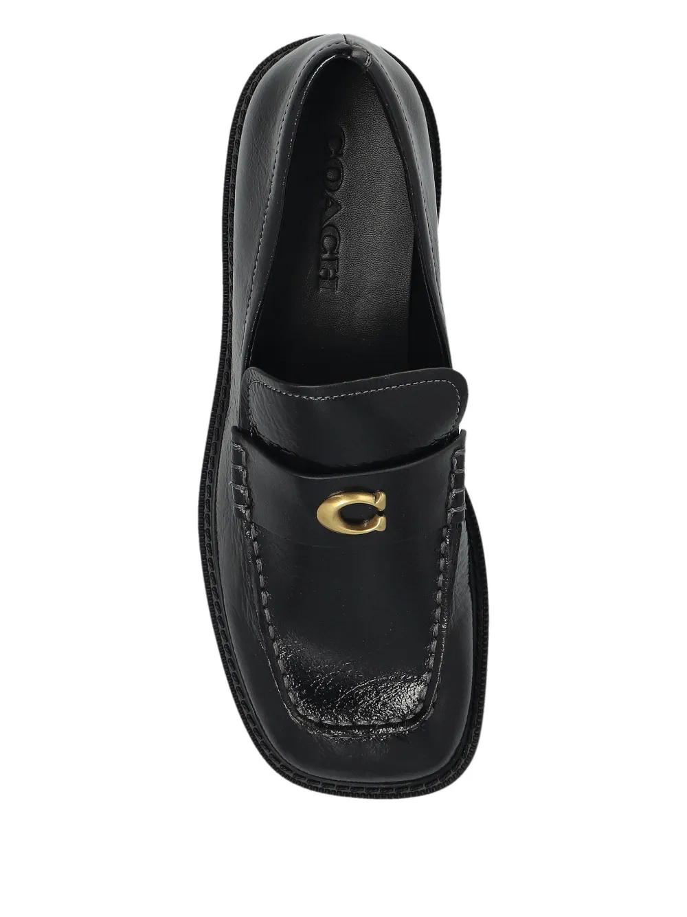 Coach 25mm loafers Zwart