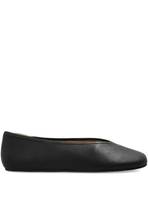 Coach leather ballet flats