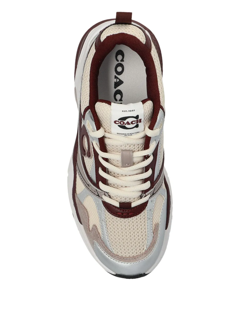 Coach Logo-appliqué Sneakers In Multi