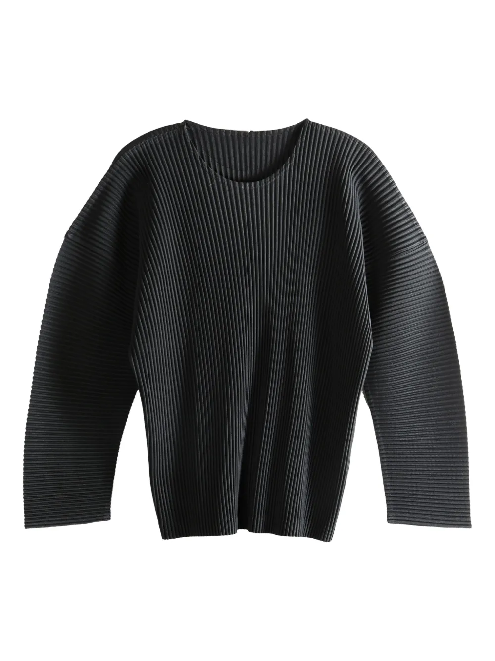 Homme Plissé Issey Miyake pleated HP58JK093 t-shirt | Black | Image 1