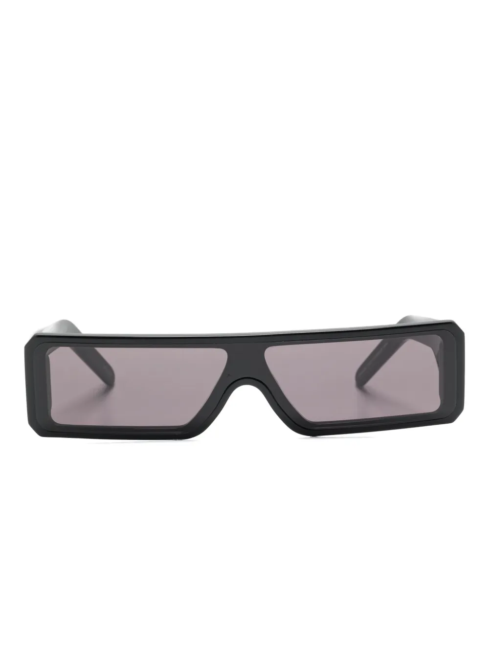 Rick Owens Rectangle-frame Sunglasses In Black