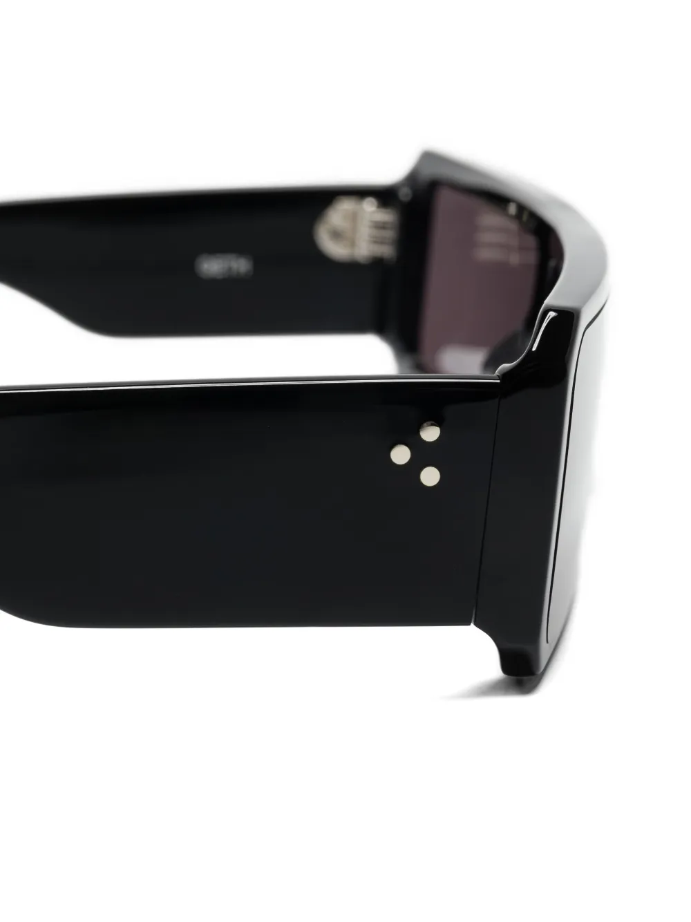 Rick Owens Rectangle-frame Sunglasses In Black