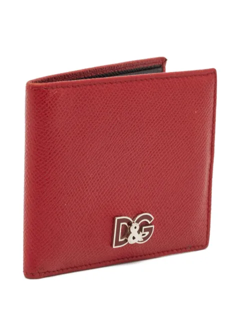 Dolce & Gabbana Pre-Owned DG-plaque leather wallet