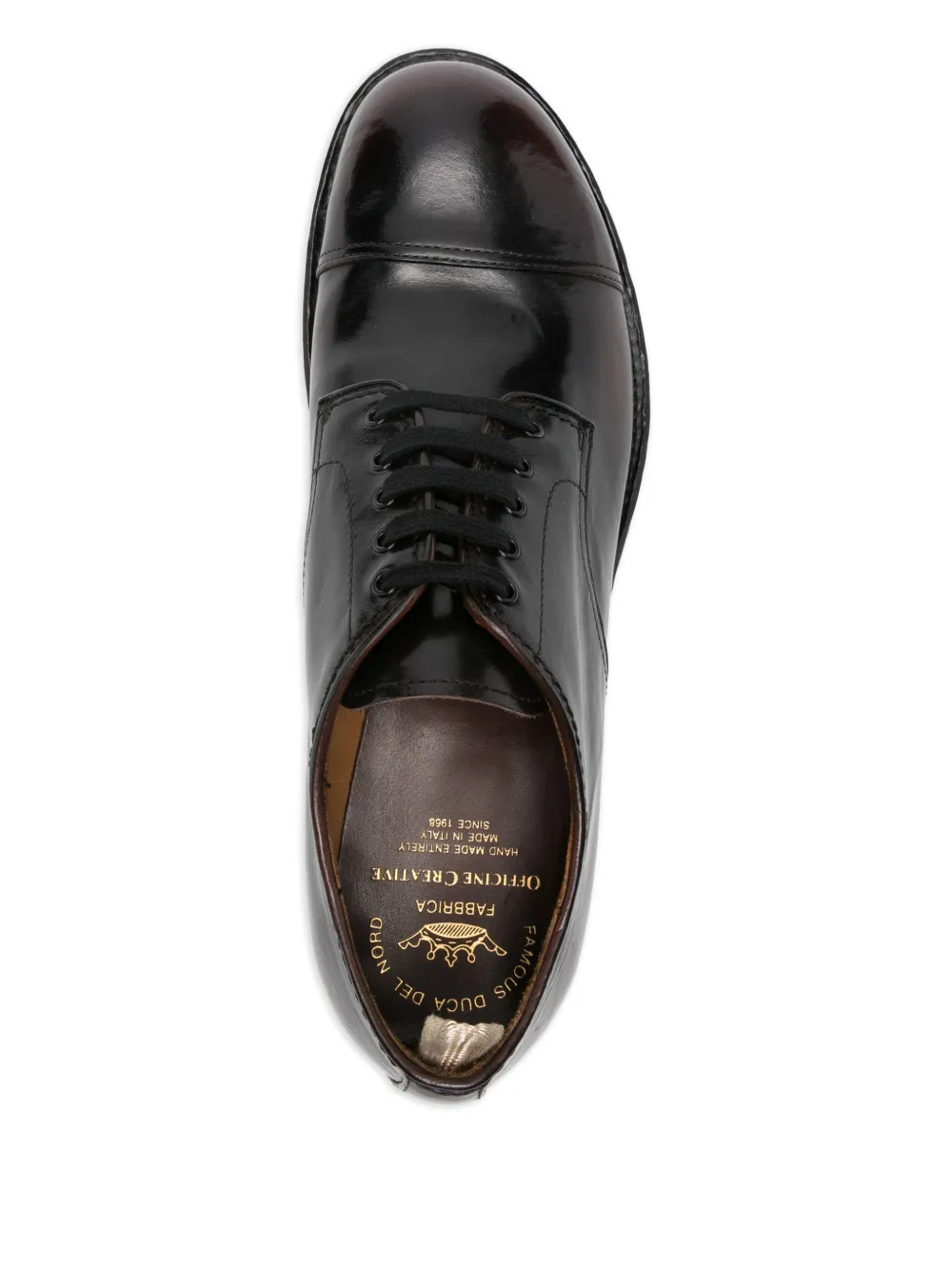 Officine Creative Leren derby schoenen Bruin