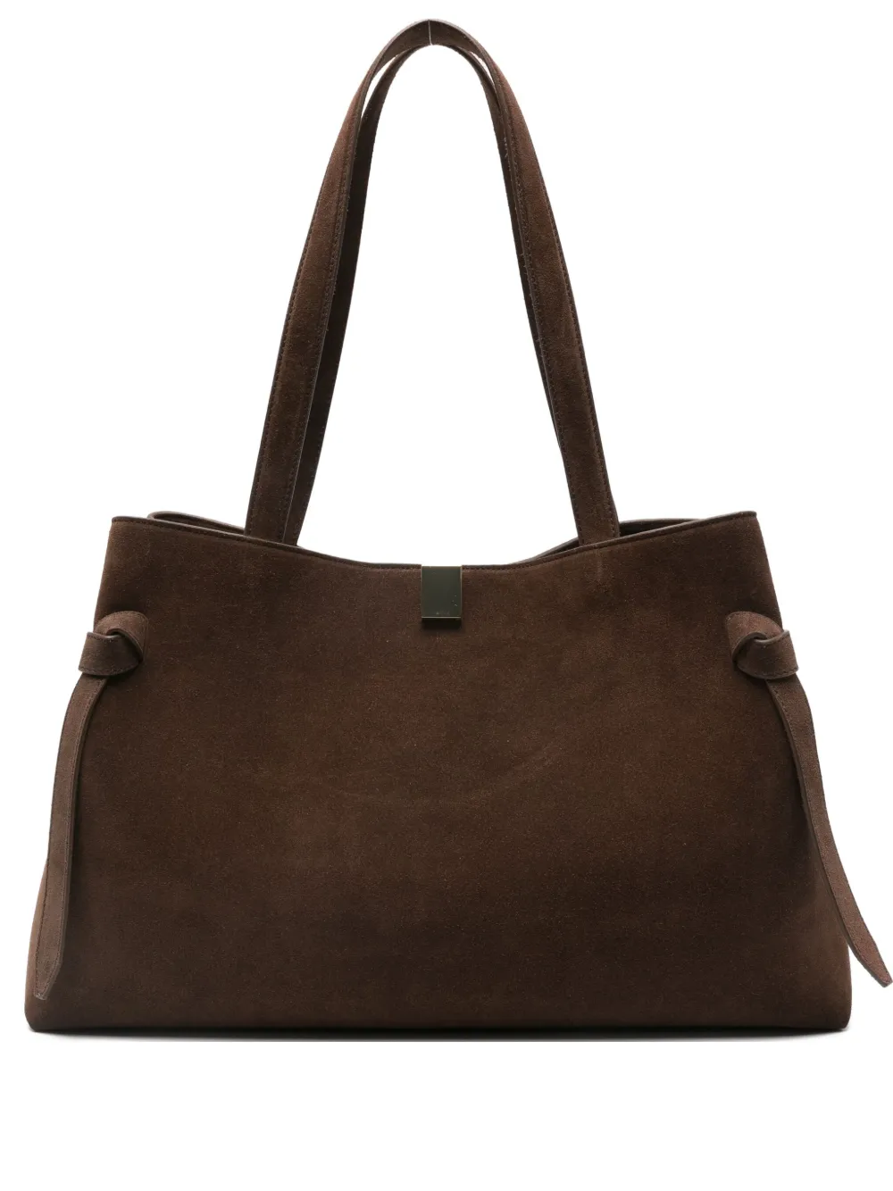 Yuzefi Tie-detail Tote Bag In Brown