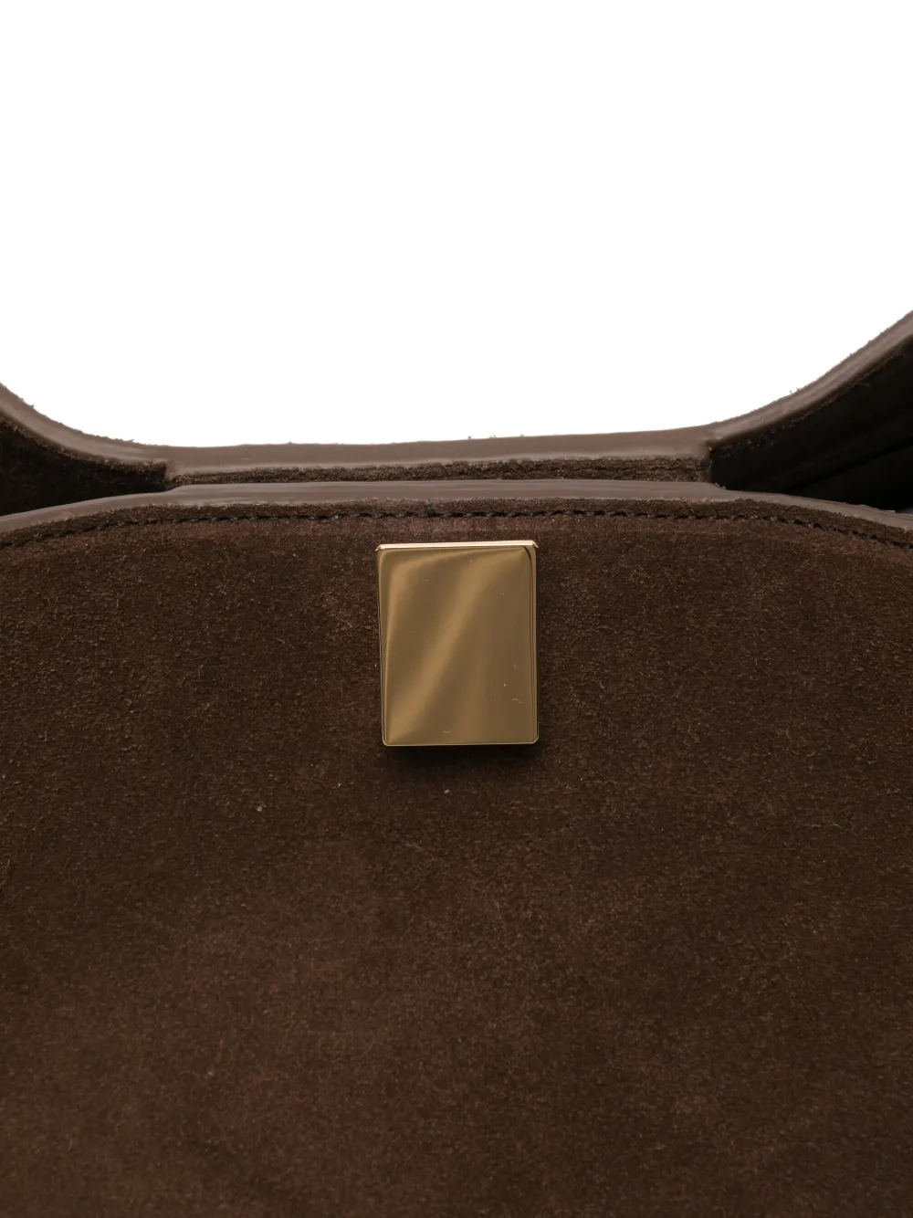 Yuzefi Shopper met strikdetail Bruin