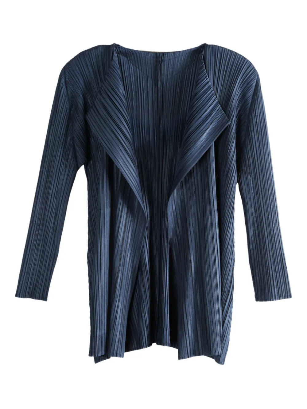 Pleats Please Issey Miyake Geplooide PP58JA282 jas Blauw