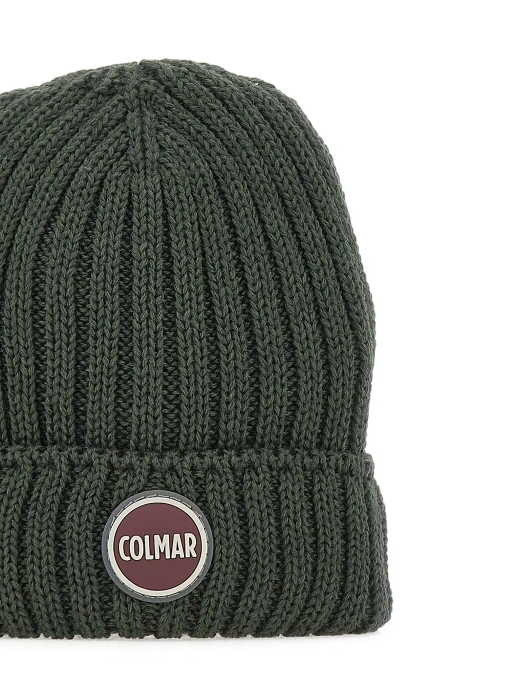 Colmar Geribbelde muts met logopatch Groen