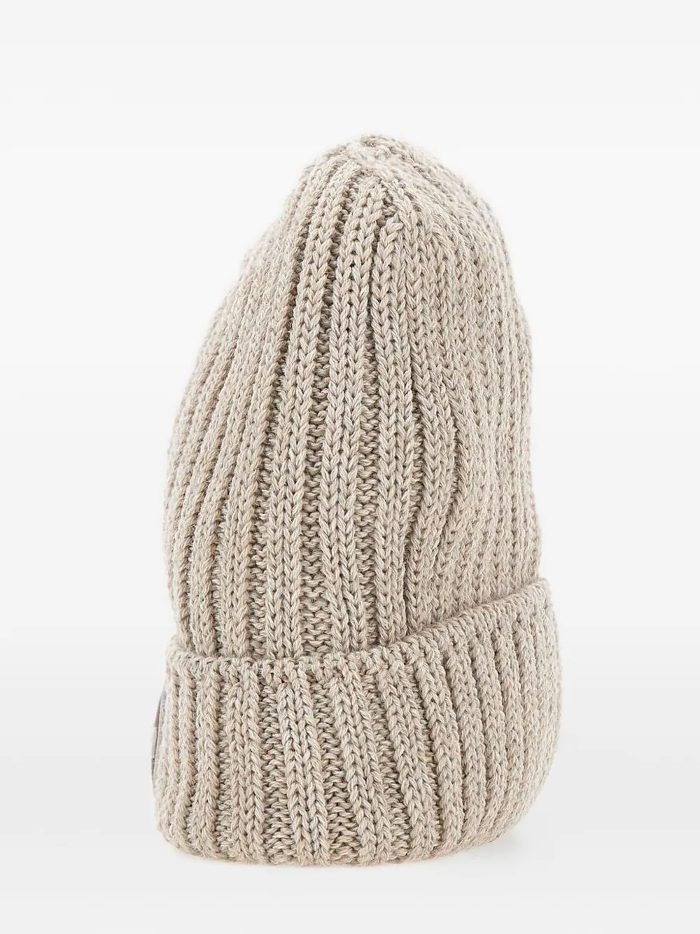 Colmar Ribbed Logo-patch Beanie Hat In Neutral