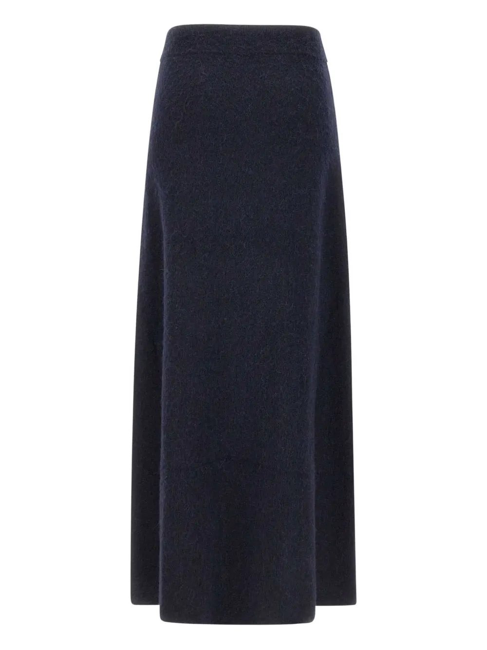 BOSS Straight rok met geribbelde tailleband - Blauw