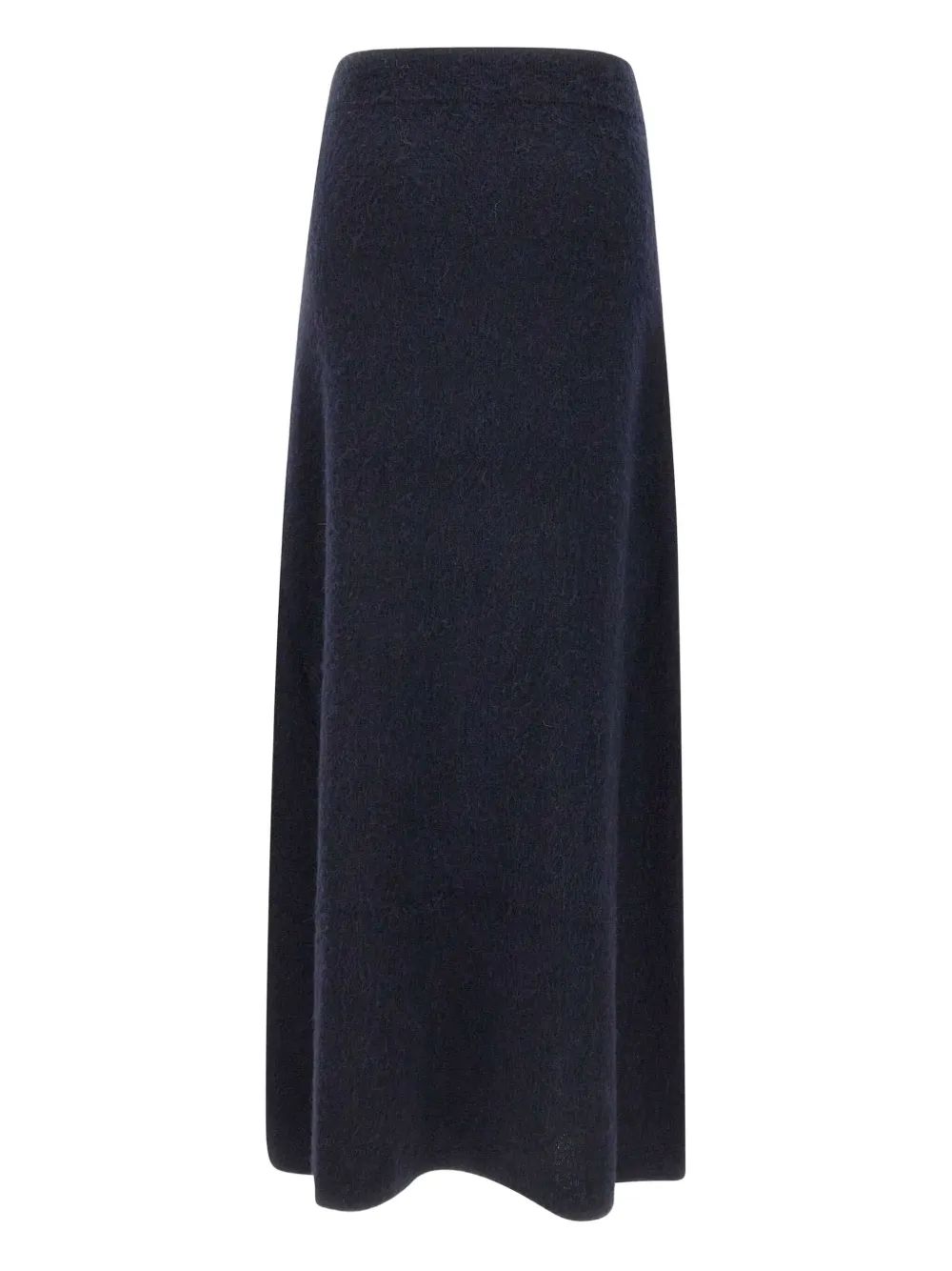 Hugo Boss Ribbed-waistband Straight Skirt In Blue