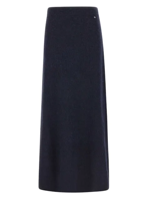 BOSS ribbed-waistband straight skirt