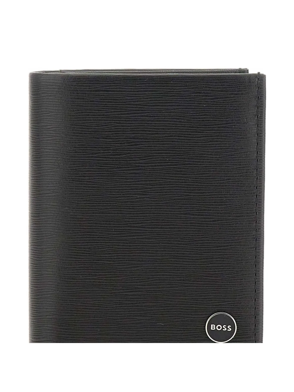 Hugo Boss Logo-plaque Wallet In Gold
