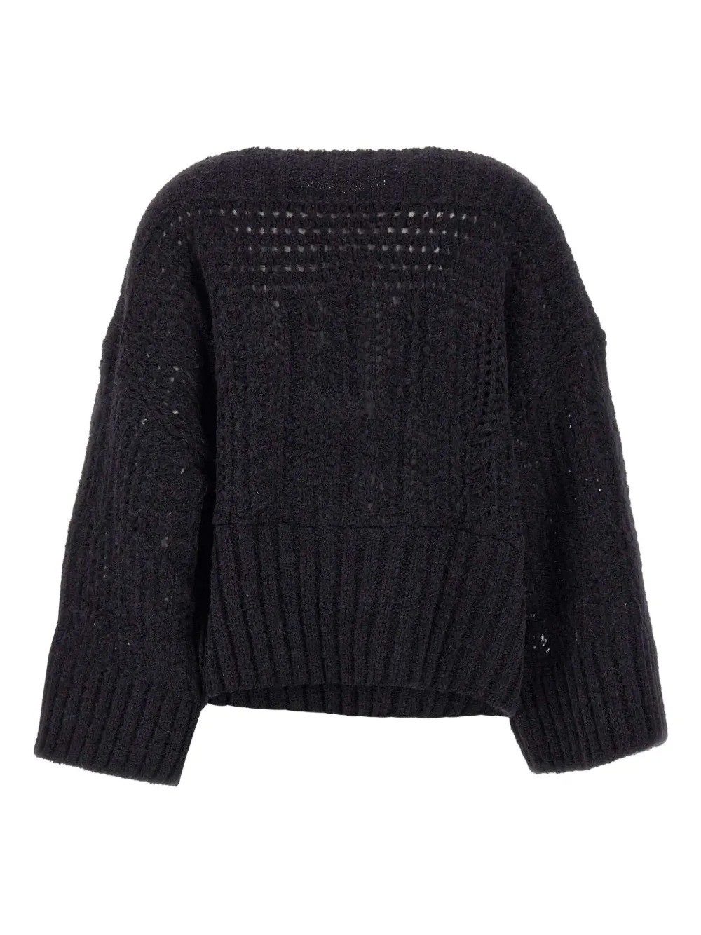 MAURIZIO MYKONOS textured boat-neck sweater | Knitted Sweaters | Image 2