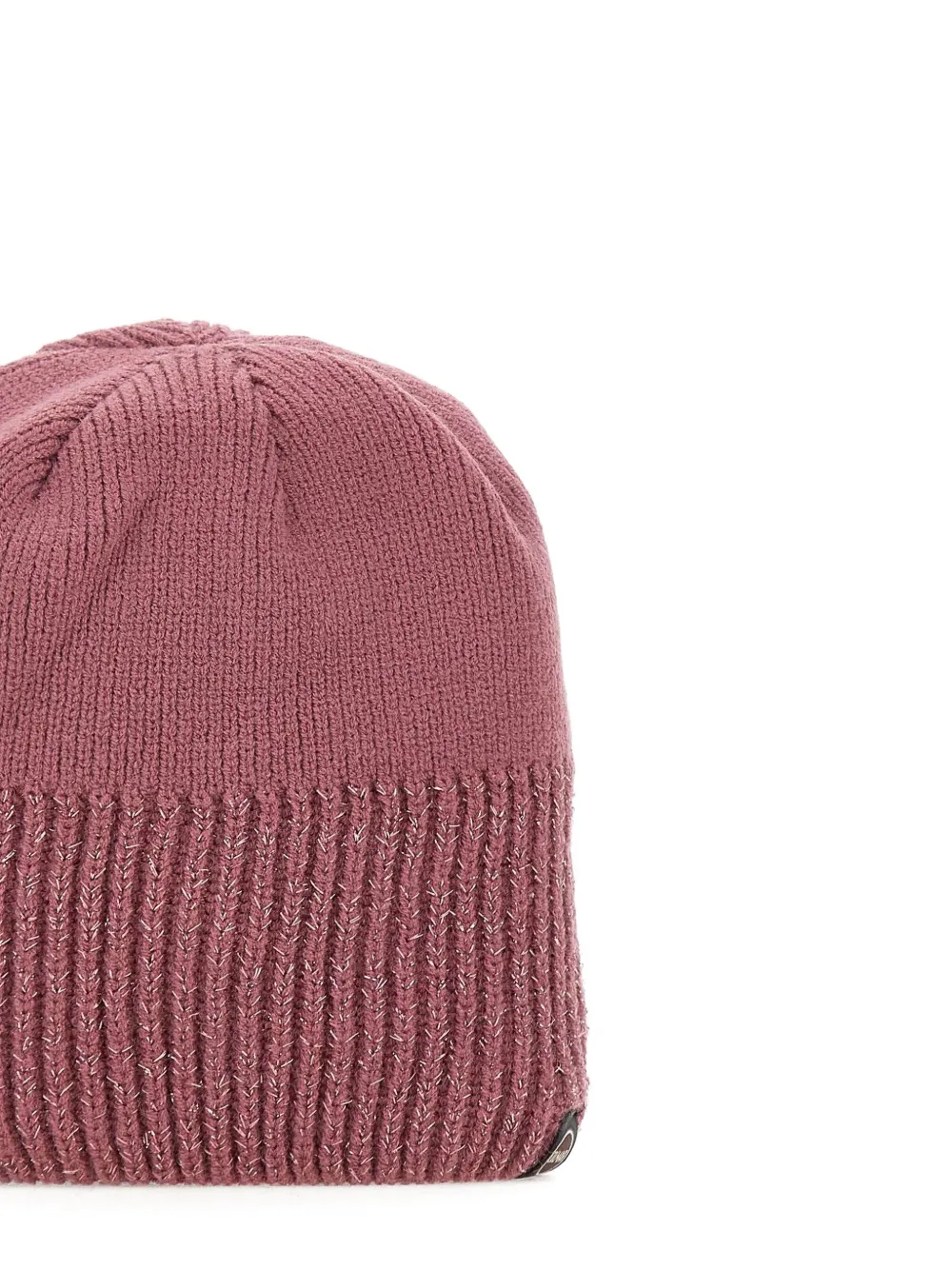 Colmar Metallic-thread Beanie Hat In Pink