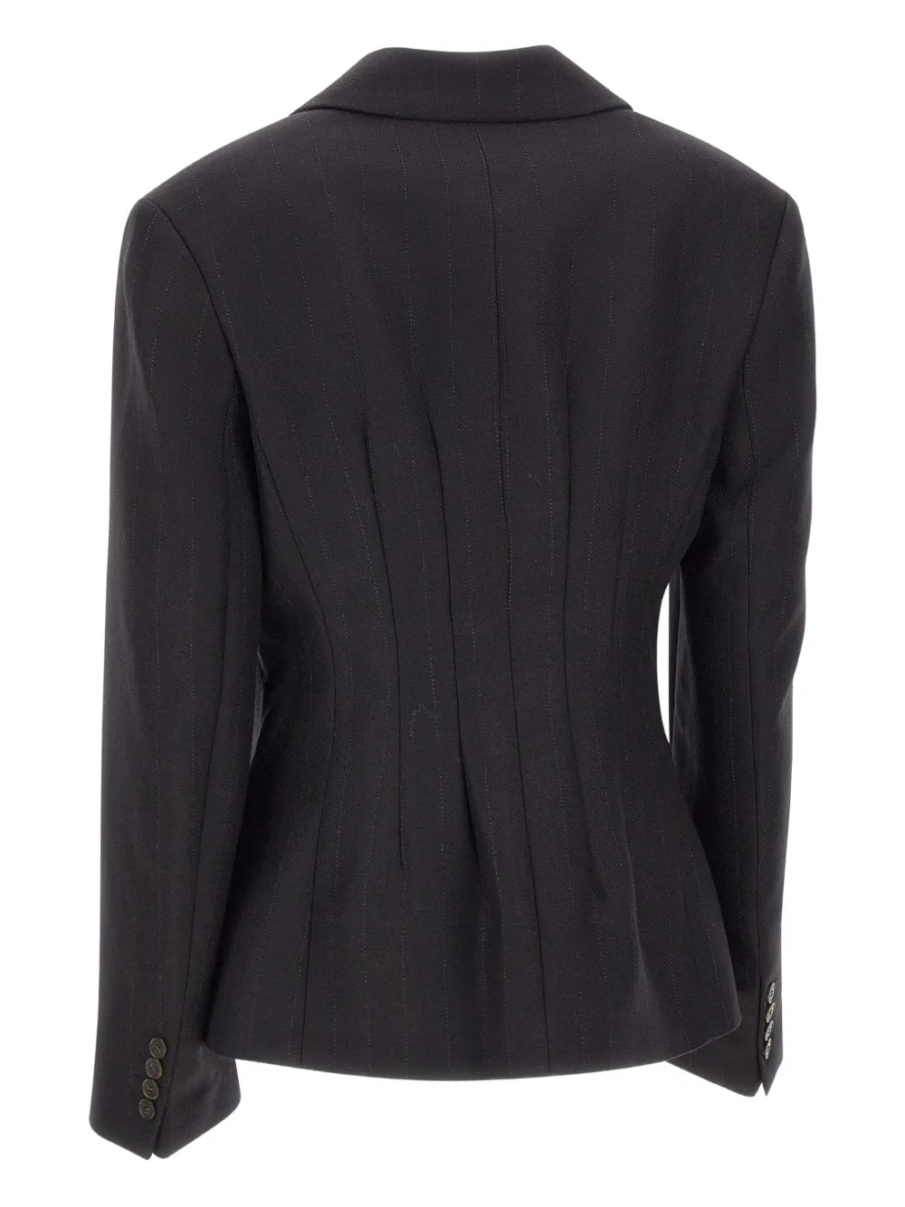 Herskind Pinstripe-pattern Blazer In Black