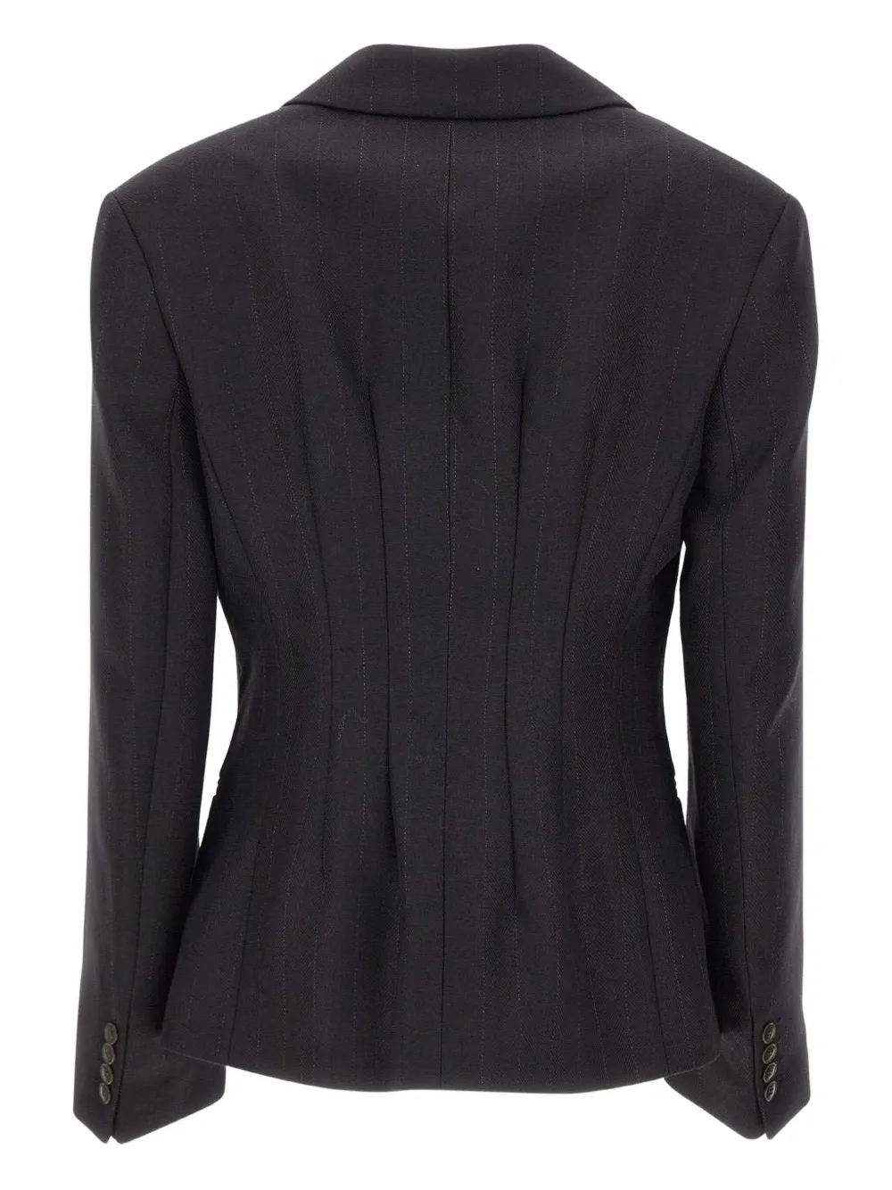 Herskind Pinstripe-pattern Blazer In Black