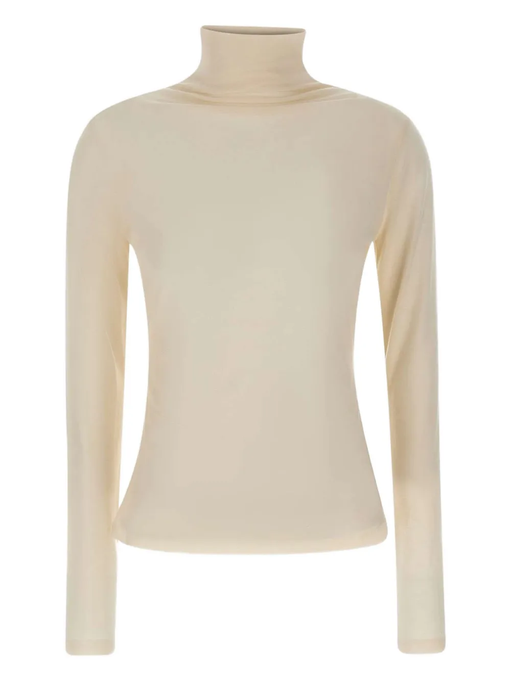 Hugo Boss High-neck Long-sleeve Sweater In Neutral