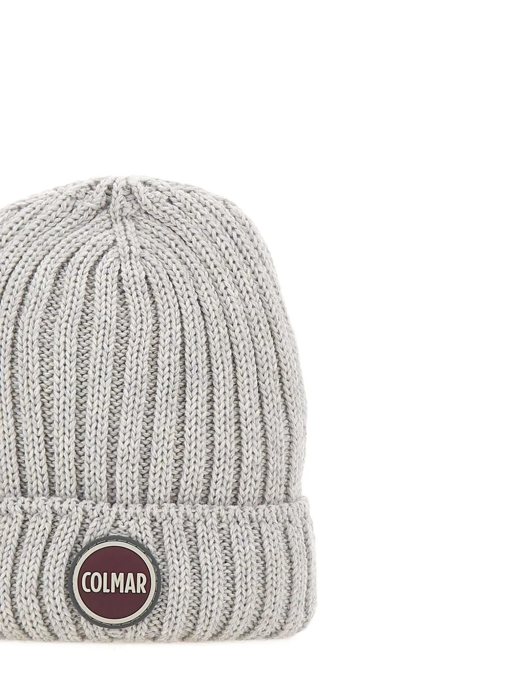 Colmar Geribbelde muts met logopatch Grijs