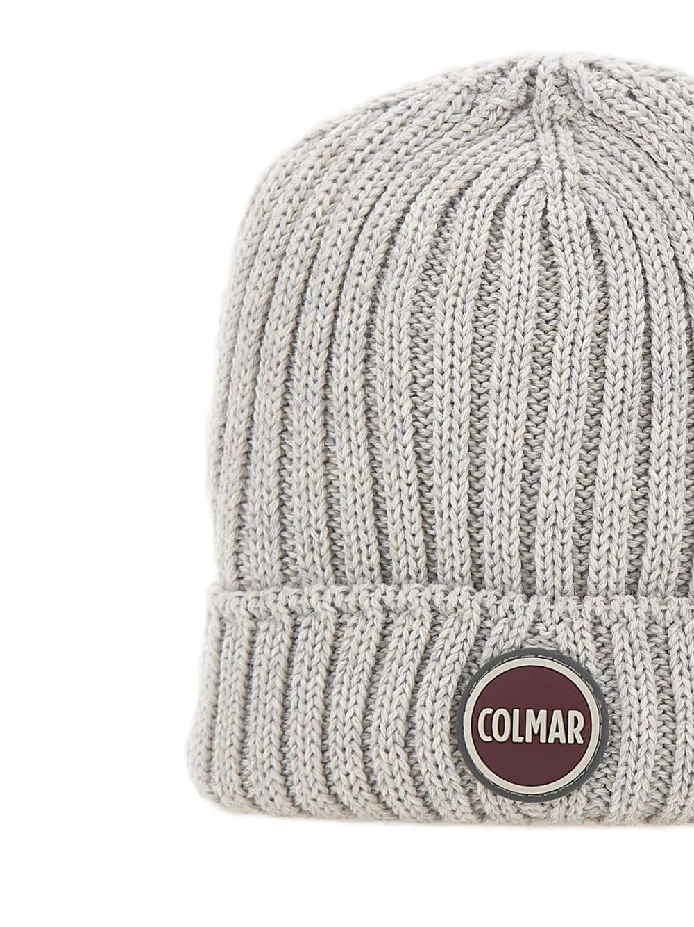 Colmar Geribbelde muts met logopatch Grijs