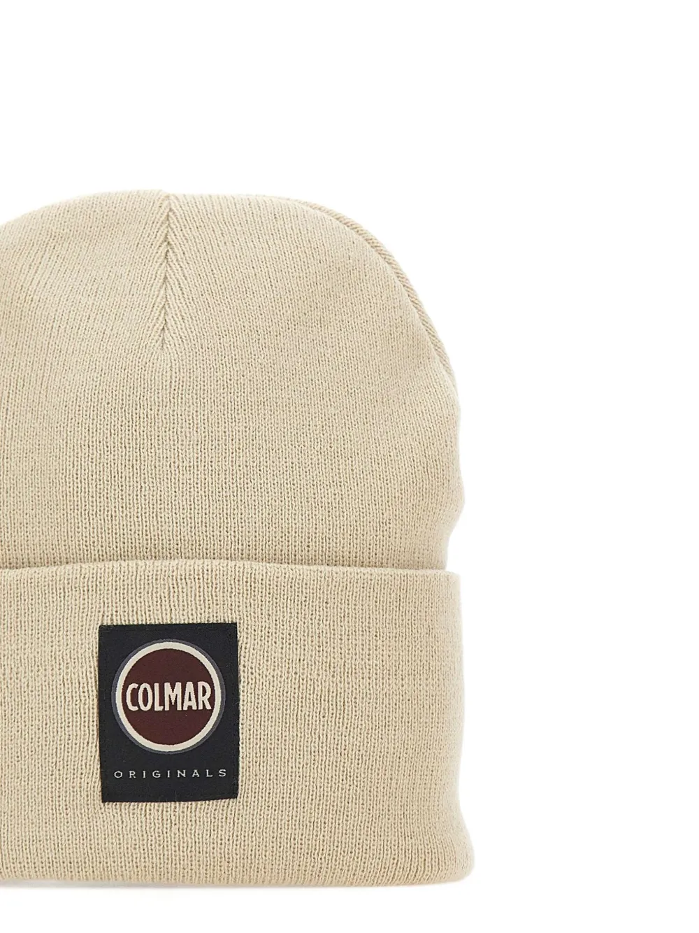 Colmar Logo-patch Cuffed Beanie Hat In Neutral