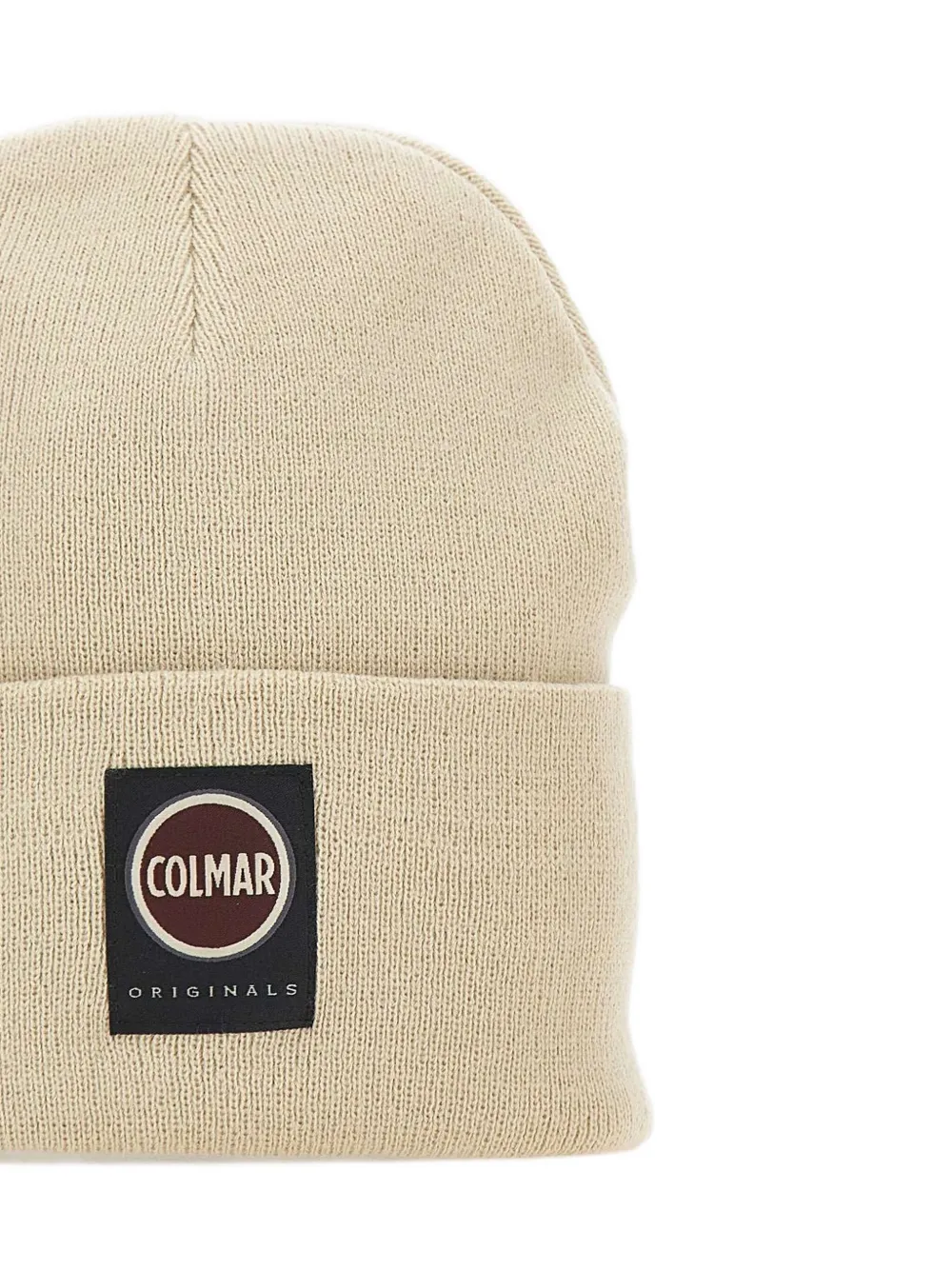 Colmar Logo-patch Cuffed Beanie Hat In Neutral