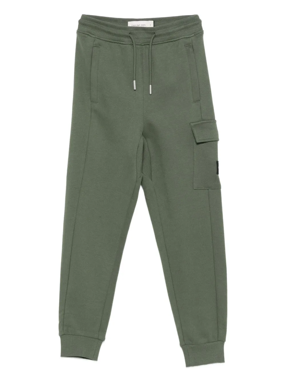 Calvin Klein Kids drawstring-waist cargo trousers - グリーン Calvin Klein Kids drawstring-waist cargo trousers - グリーン