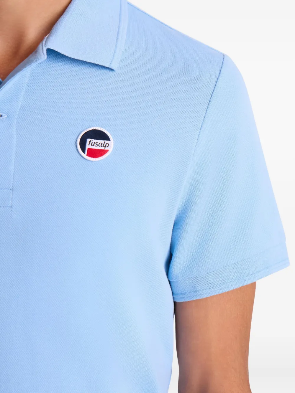 Fusalp Elbin Cotton Polo Shirt In Blue