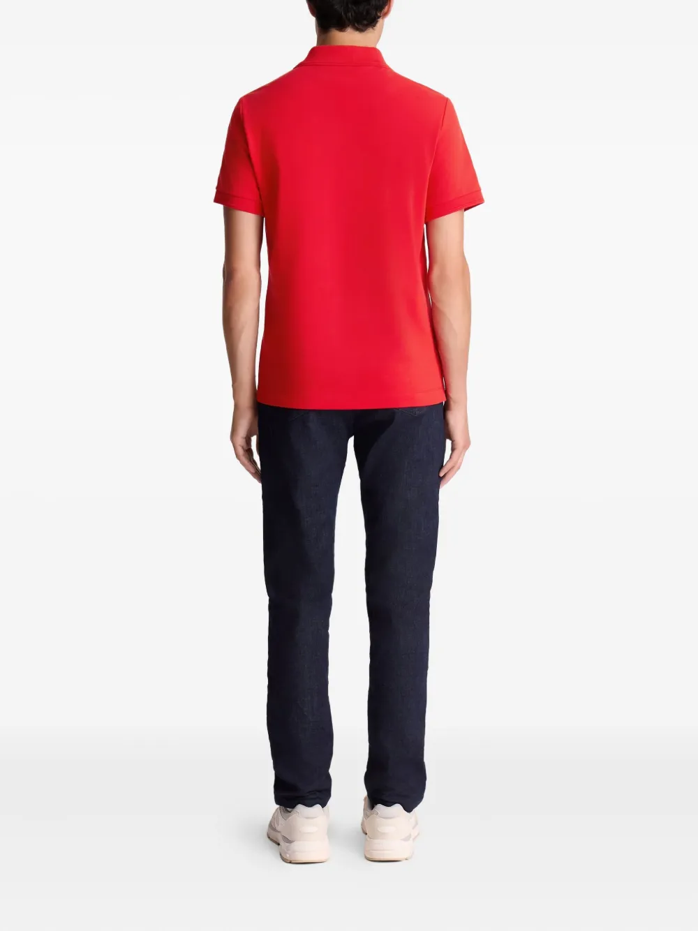 Fusalp Elbin katoenen poloshirt Rood