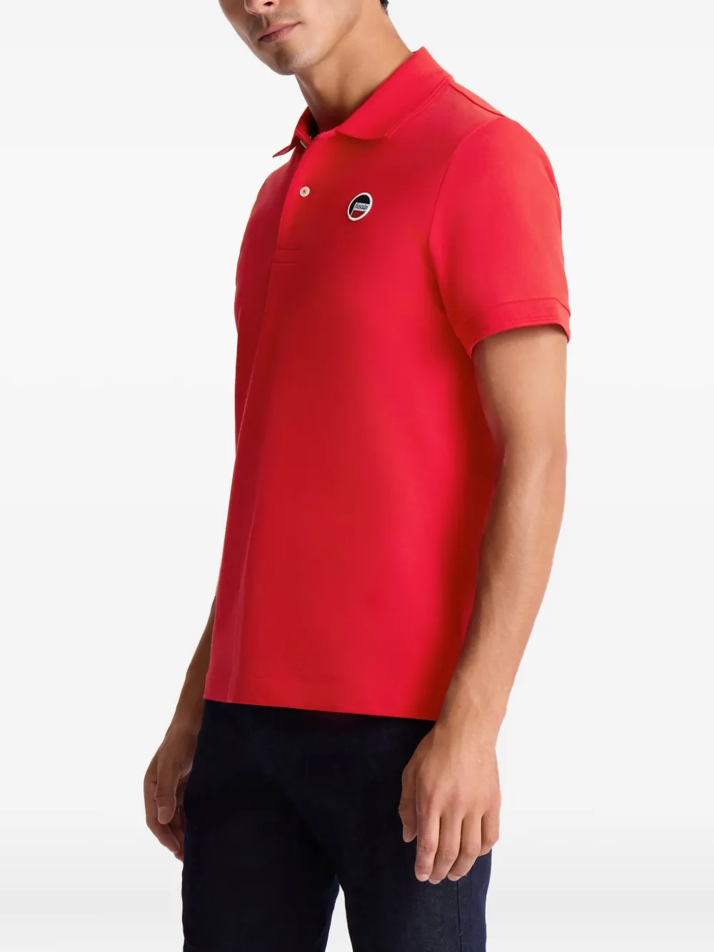 Fusalp Elbin katoenen poloshirt Rood