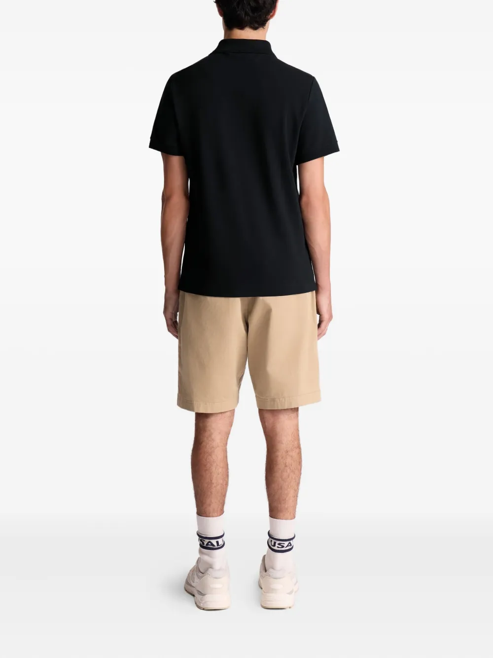 Fusalp Elbin katoenen poloshirt Zwart