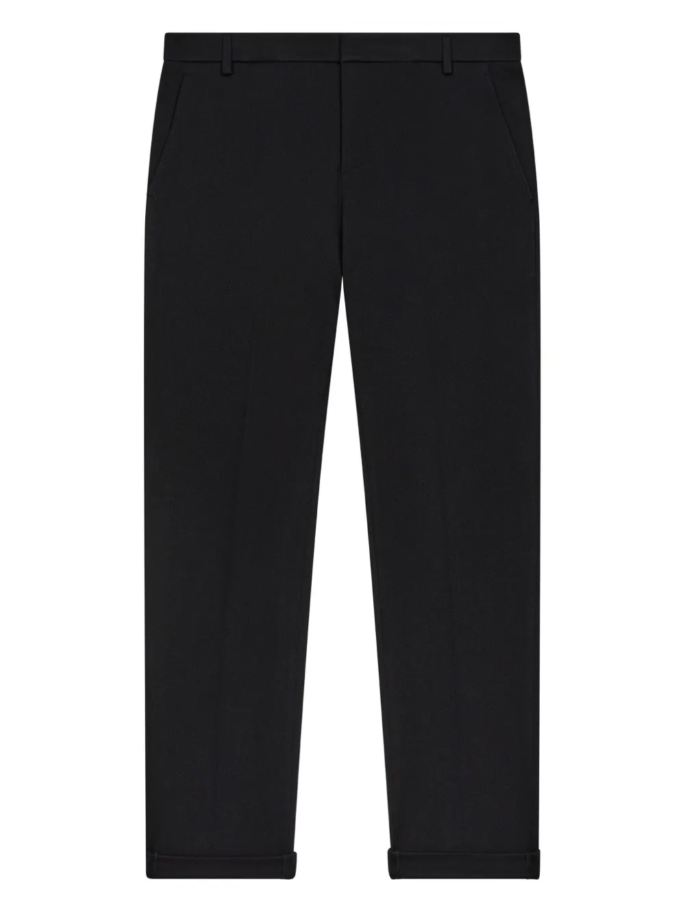 DONDUP turn-up brim trousers | Black | Image 1