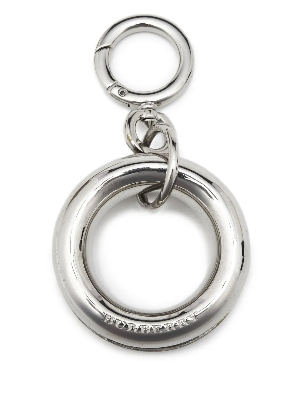 Burberry Pre-Owned Portachiavi con logo - Argento