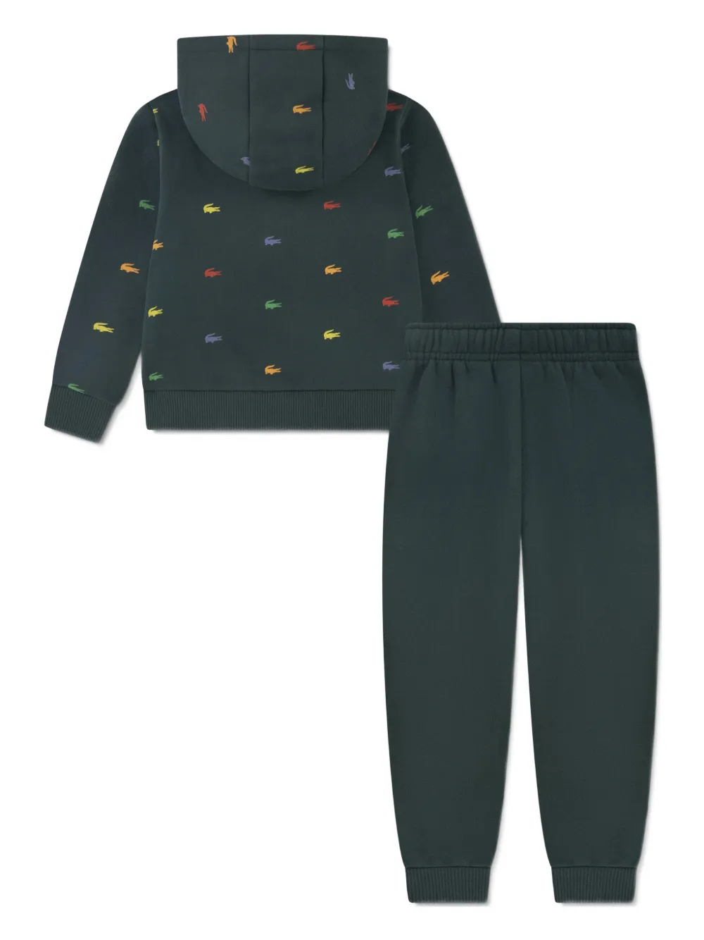  Lacoste Kids Logo-patch Tracksuit - Green 