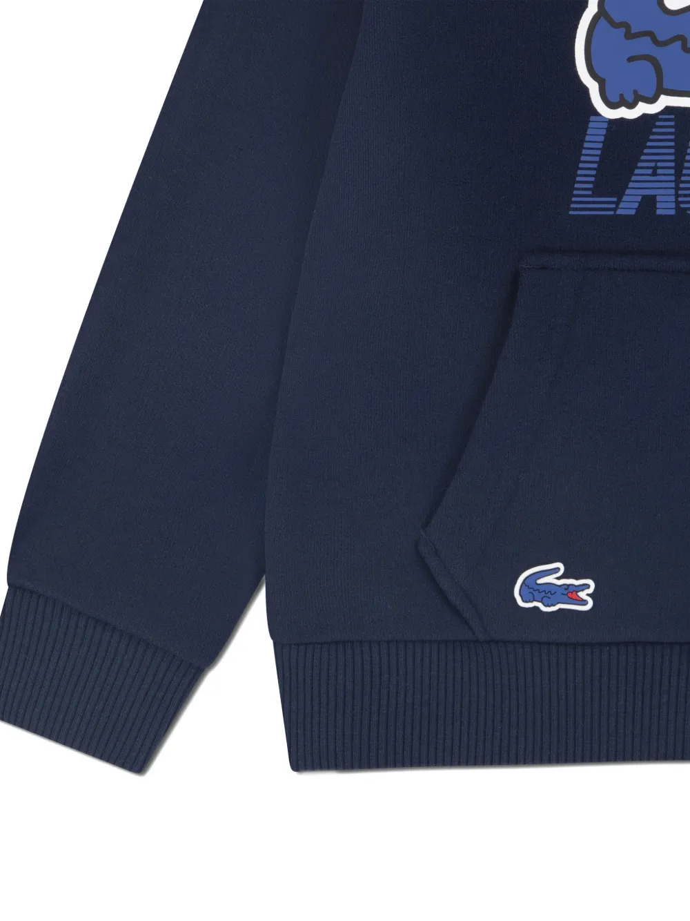 Lacoste Kids Trainingspak met logo Blauw