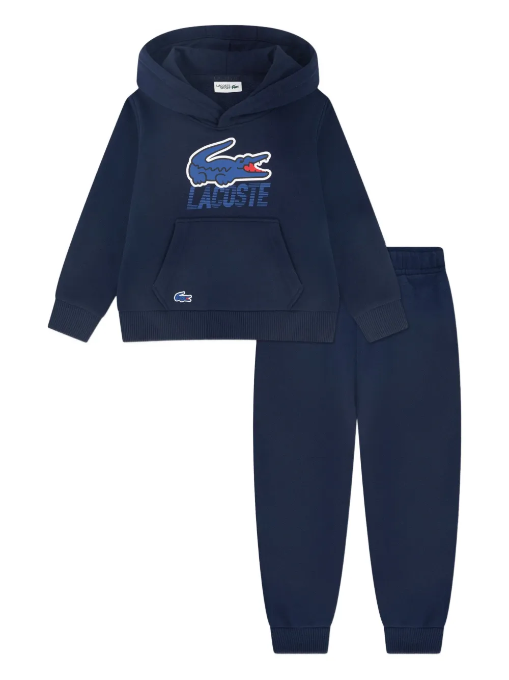 Lacoste Kids Logo graphic tracksuit - Blu