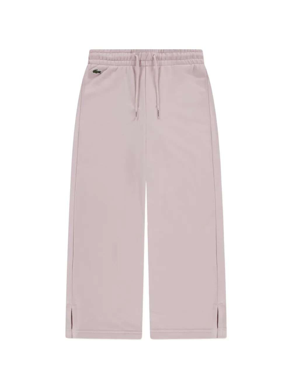 Lacoste Kids drawstring split track pants - Rosa