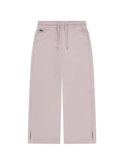 Lacoste Kids drawstring split track pants