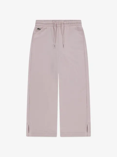 Lacoste Kids drawstring split track pants