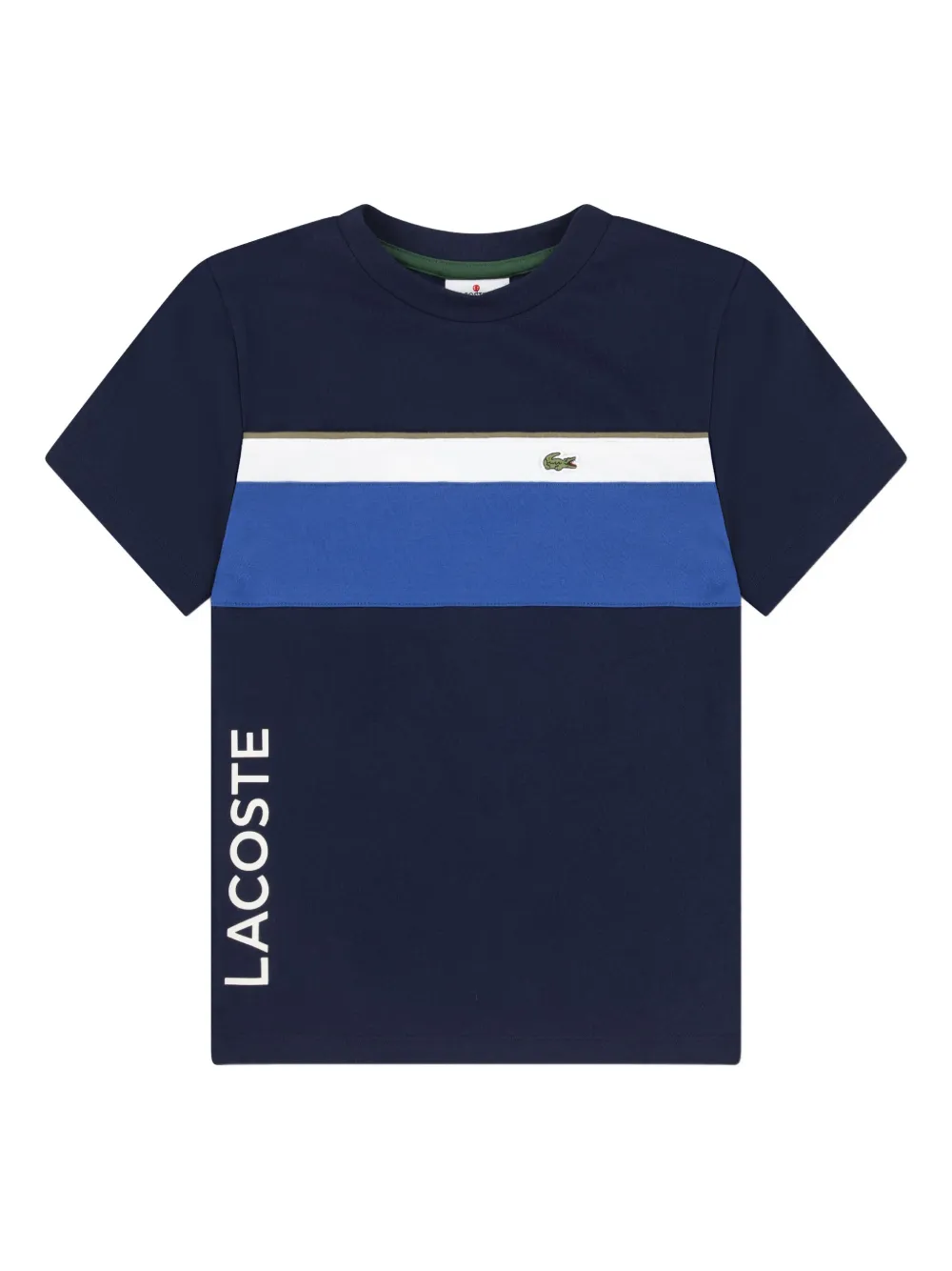 Lacoste Logo-detail T-shirt In Blue