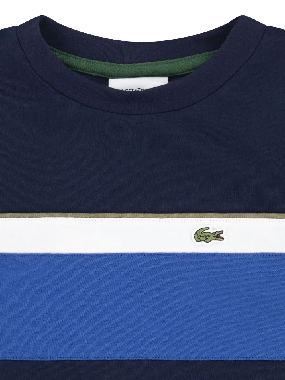 Lacoste Logo-detail T-shirt In Blue
