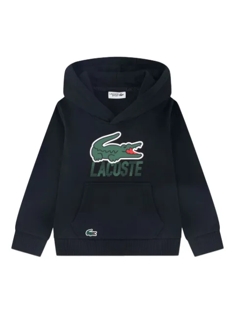 Lacoste Kids traje deportivo con capucha y logo