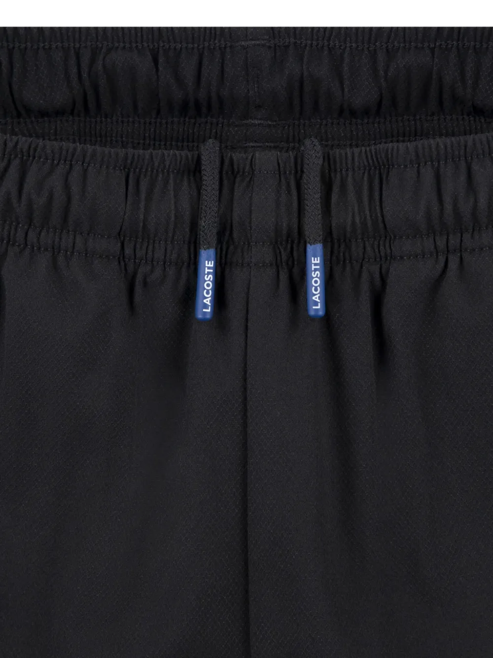Lacoste Kids Gestreept trainingspak met rits Zwart