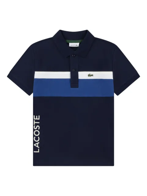 Lacoste Kids logo-detail polo shirt