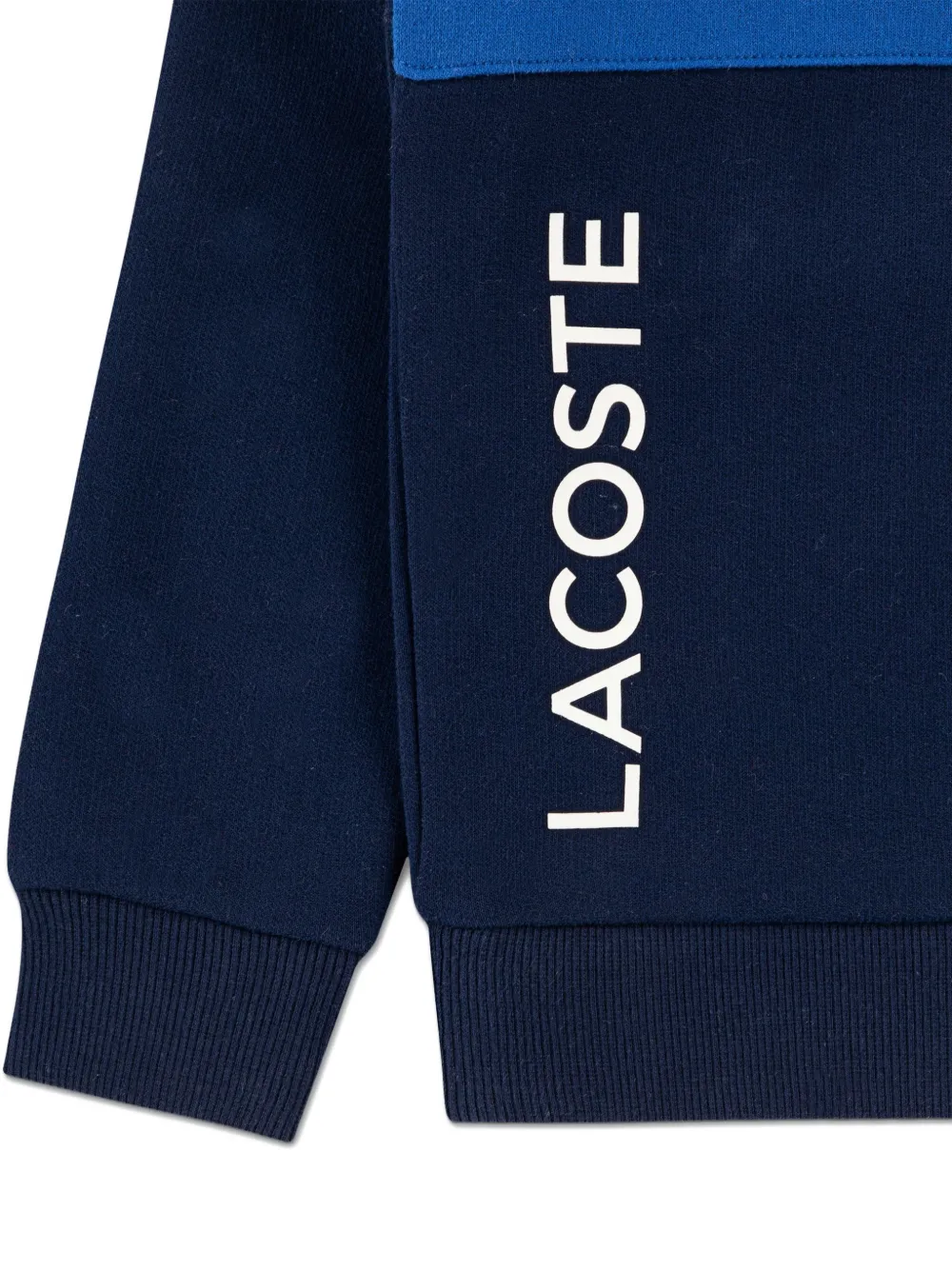 Lacoste Kids Trui met gestreept logo Blauw